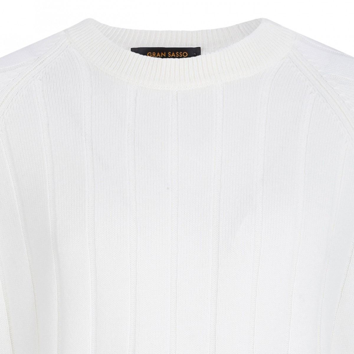 White Knitwear Sweater