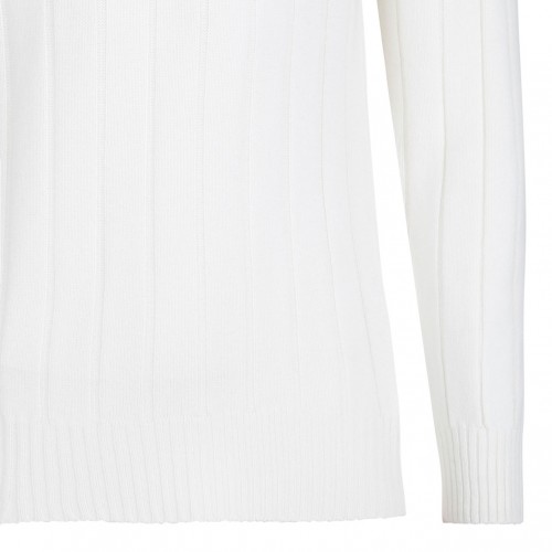 White Knitwear Sweater