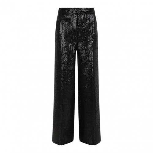 Black Sequinned Trousers