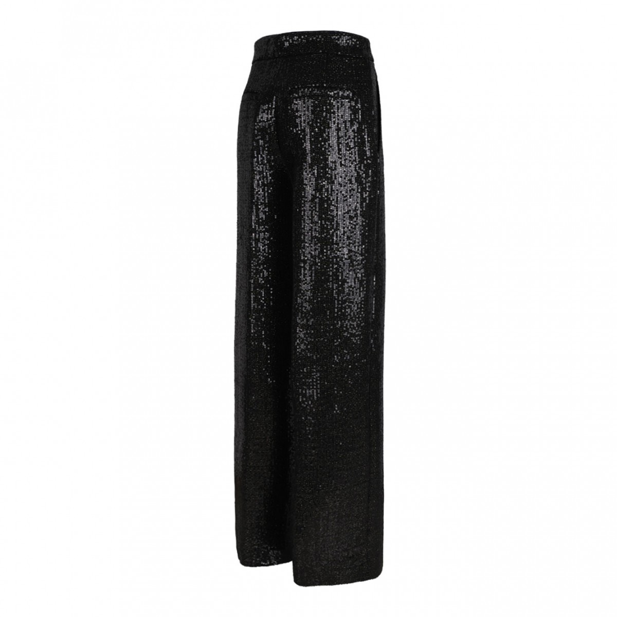 Black Sequinned Trousers