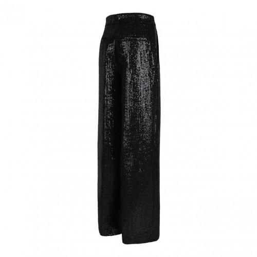 Black Sequinned Trousers