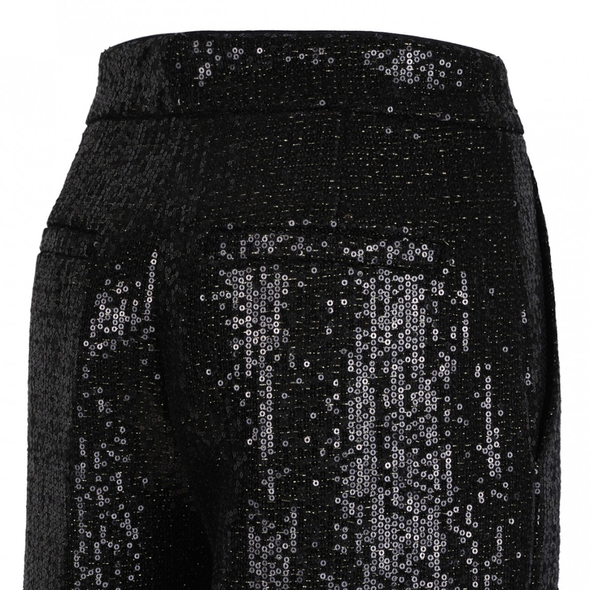 Black Sequinned Trousers