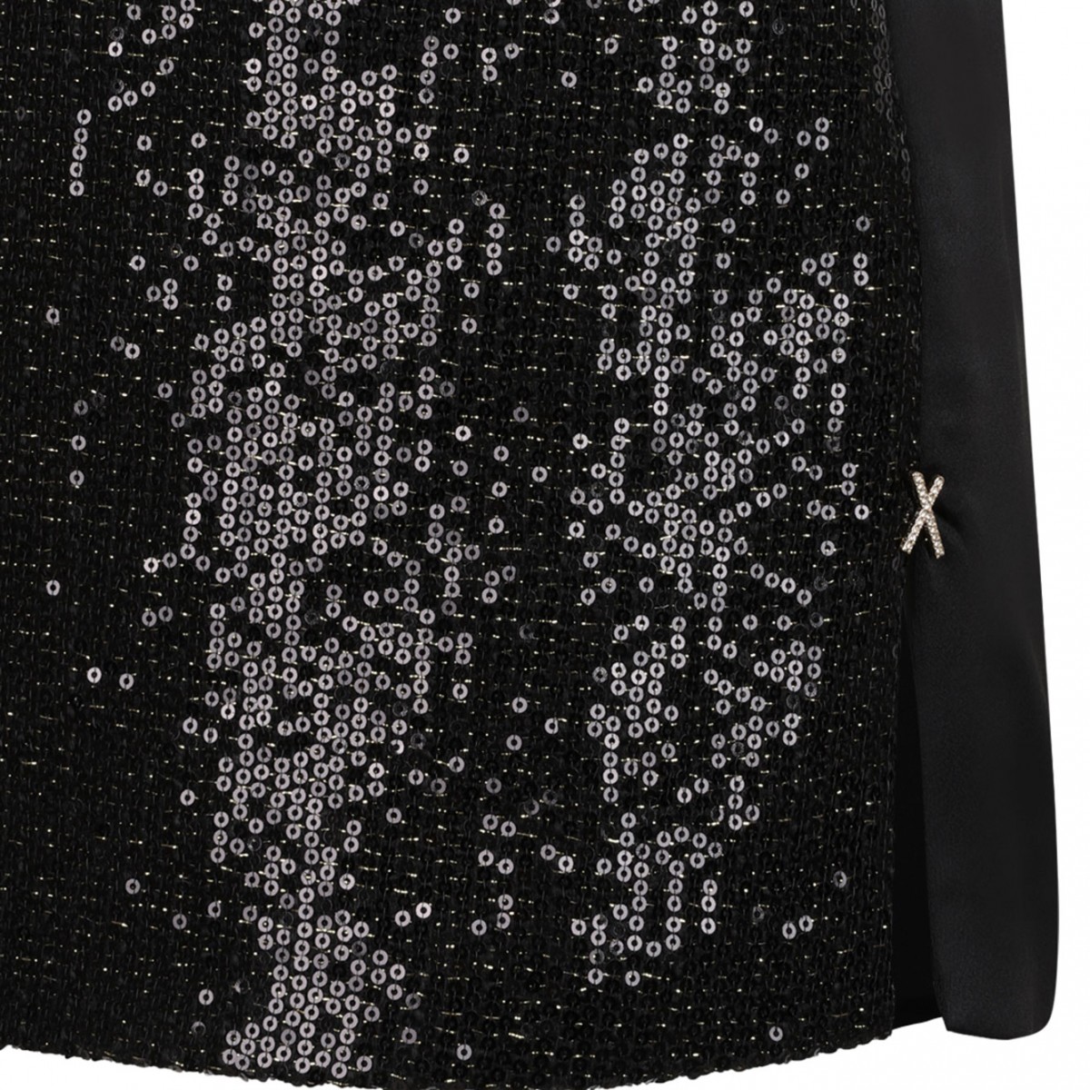 Black Sequin Embellished Top