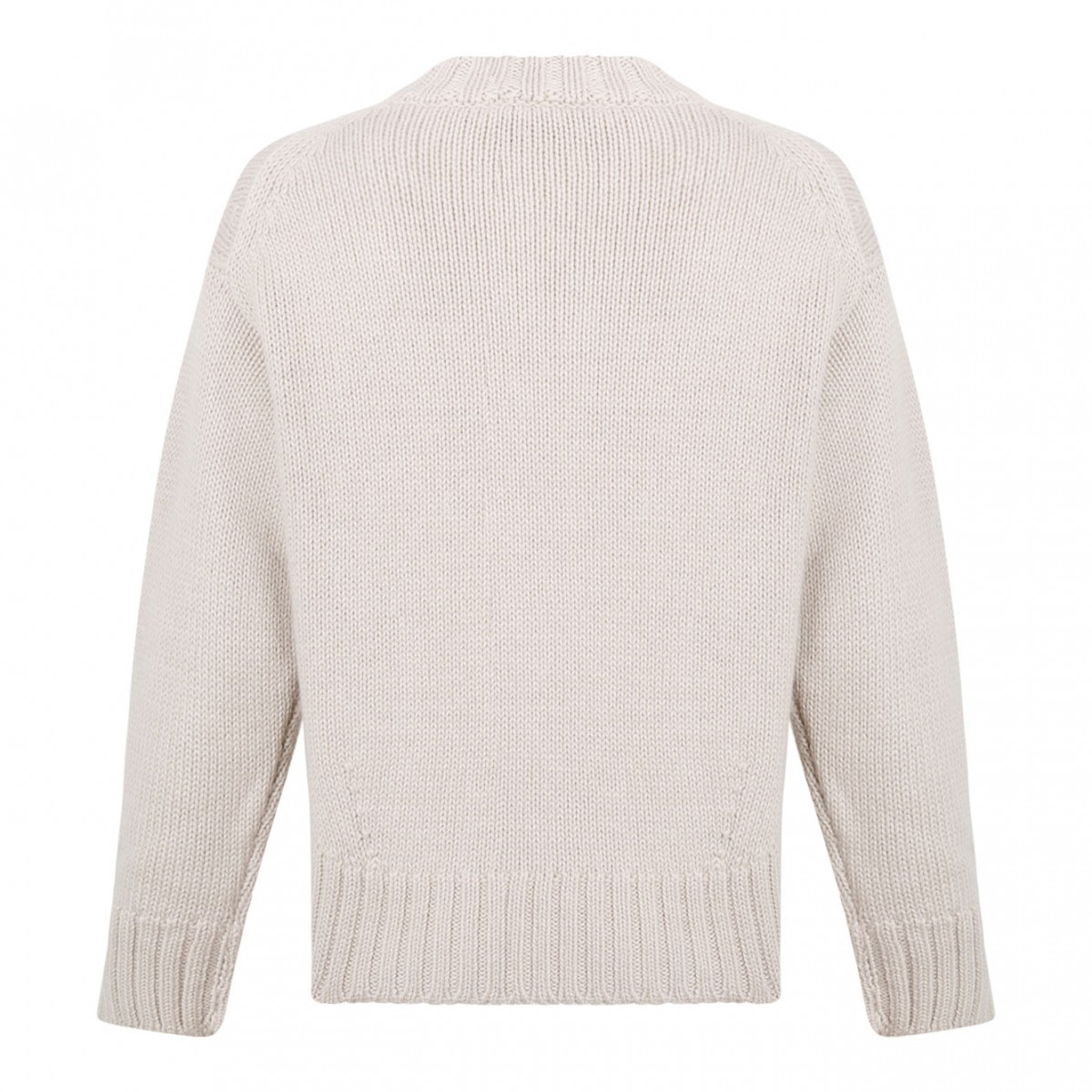 Ivory Wool Blend Sweater