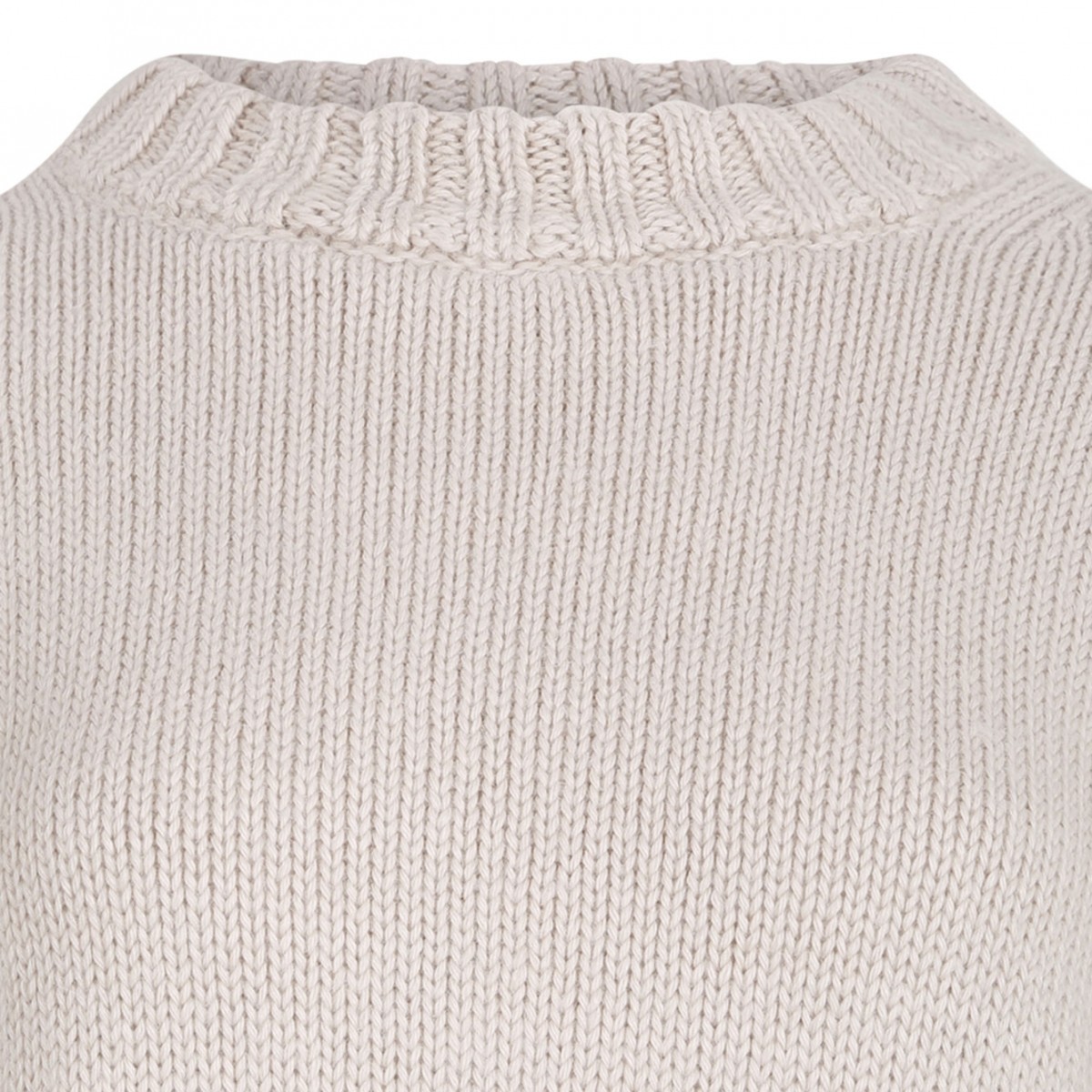 Ivory Wool Blend Sweater