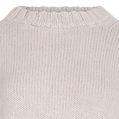 Ivory Wool Blend Sweater