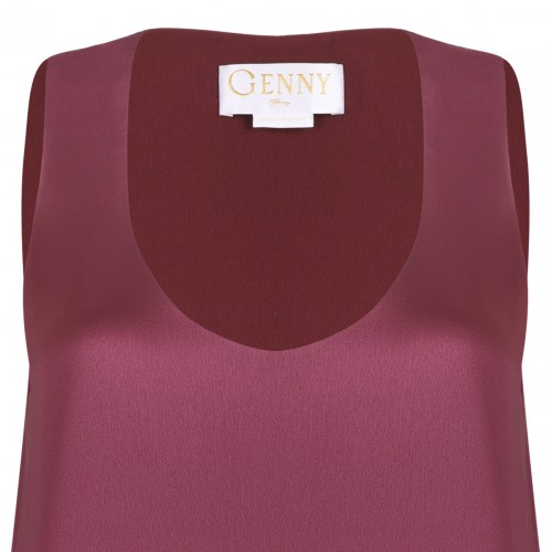 Scoop Neck Side Slit Top