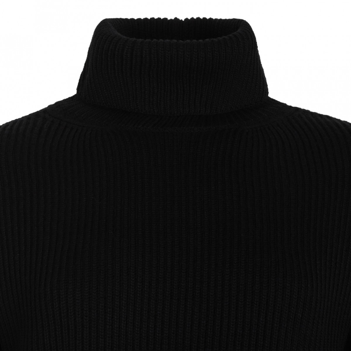 Black High Neck Sweater