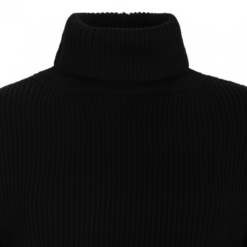 Black High Neck Sweater