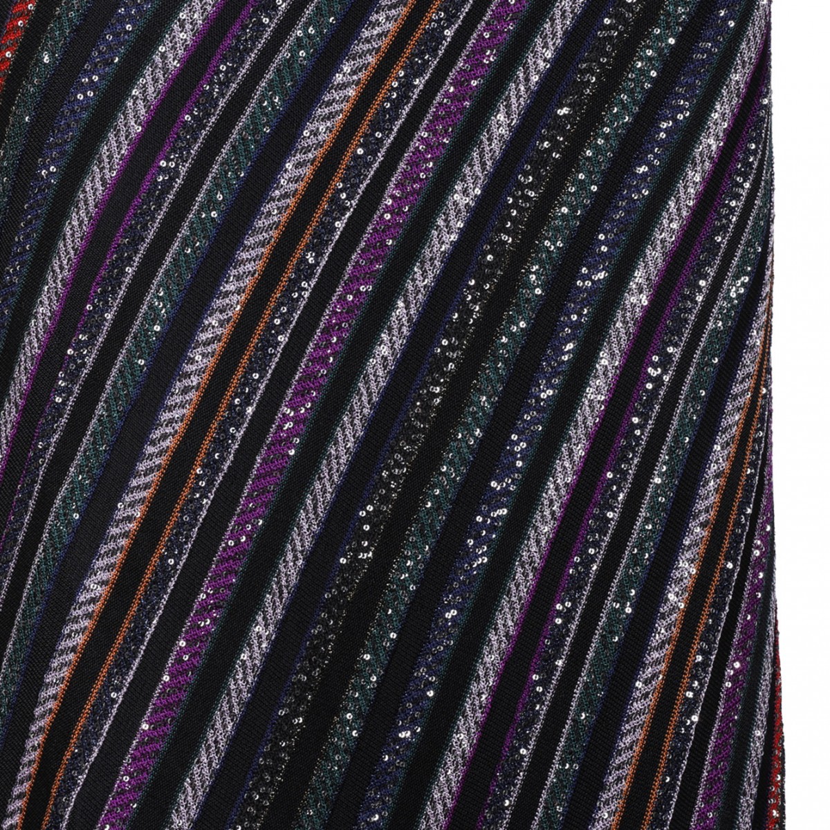 Multicolour Long Dress With Halter Neck