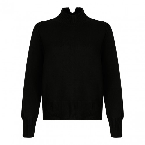Black High Neck Sweater