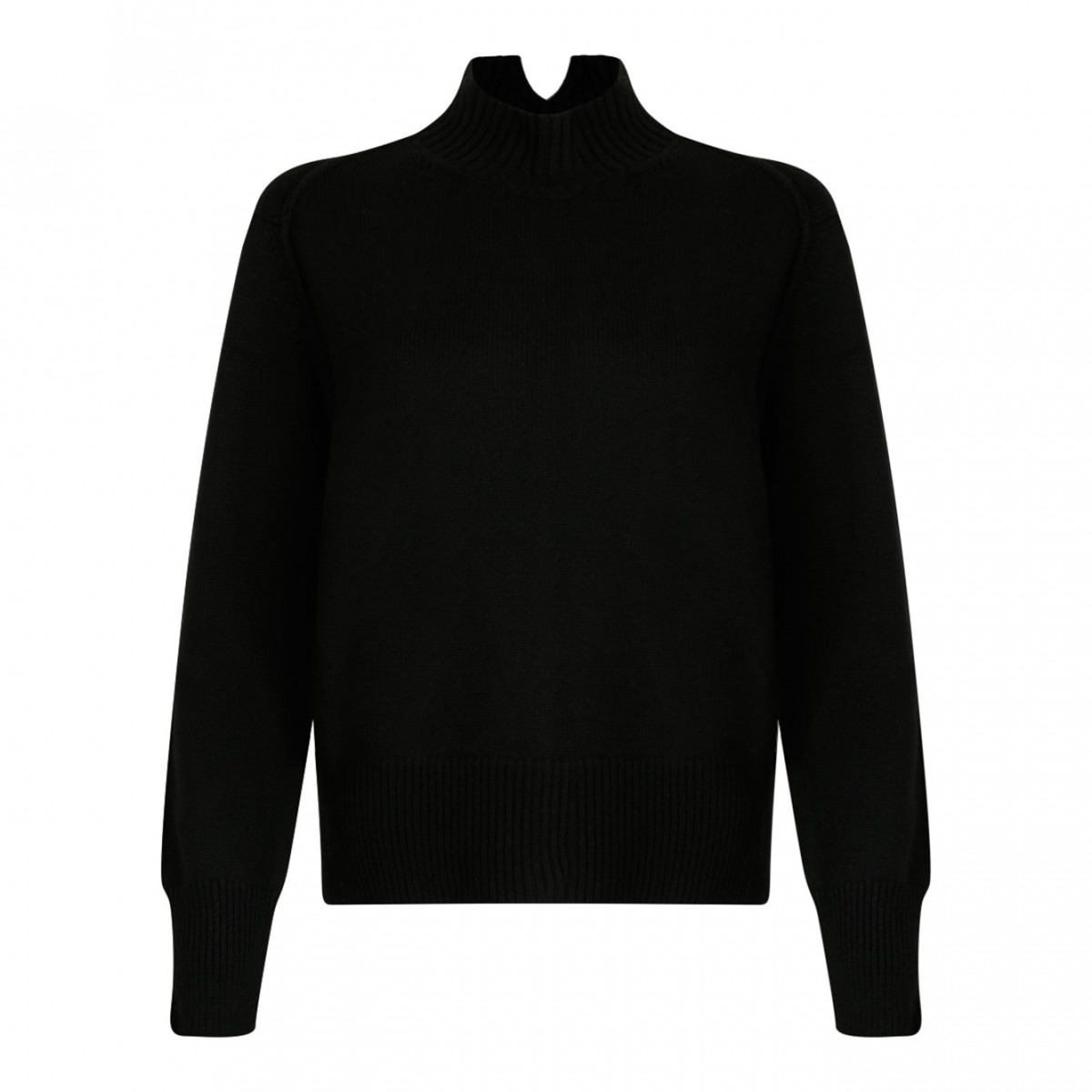 Black High Neck Sweater