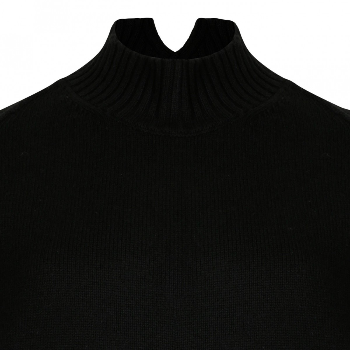 Black High Neck Sweater