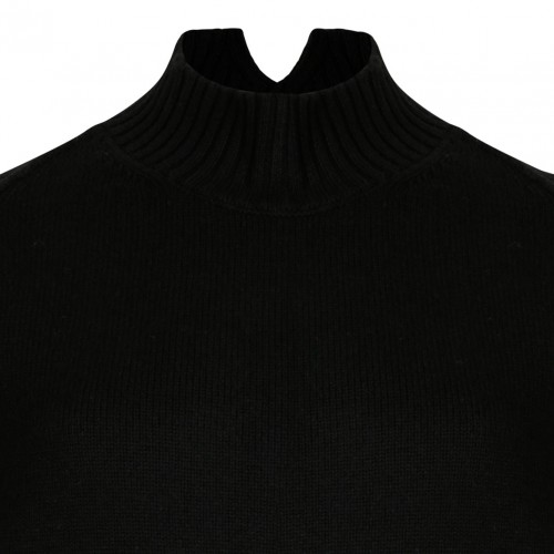 Black High Neck Sweater