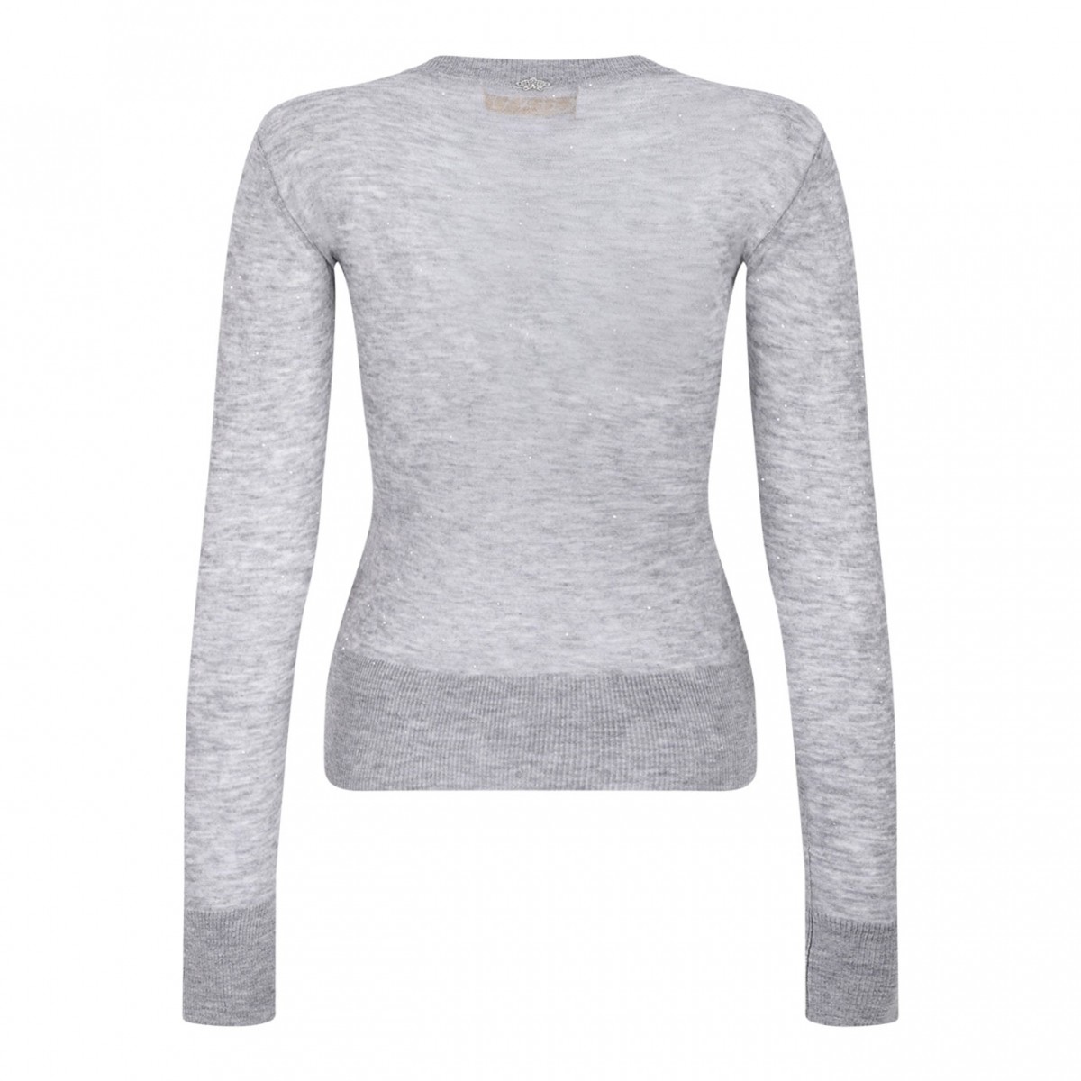 Light Grey Fine Knit Top