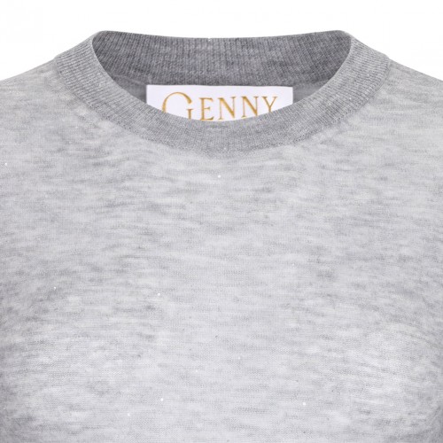 Light Grey Fine Knit Top