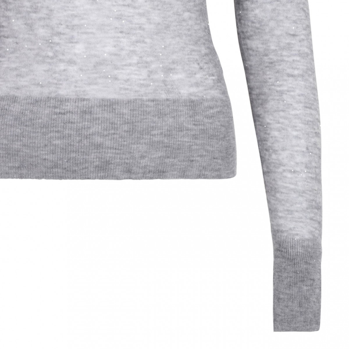 Light Grey Fine Knit Top