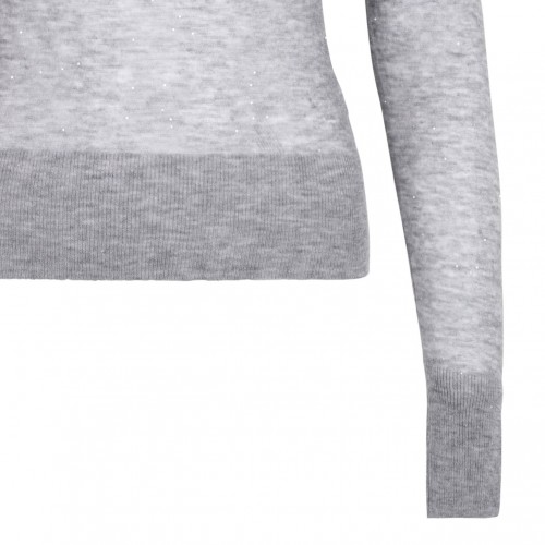 Light Grey Fine Knit Top