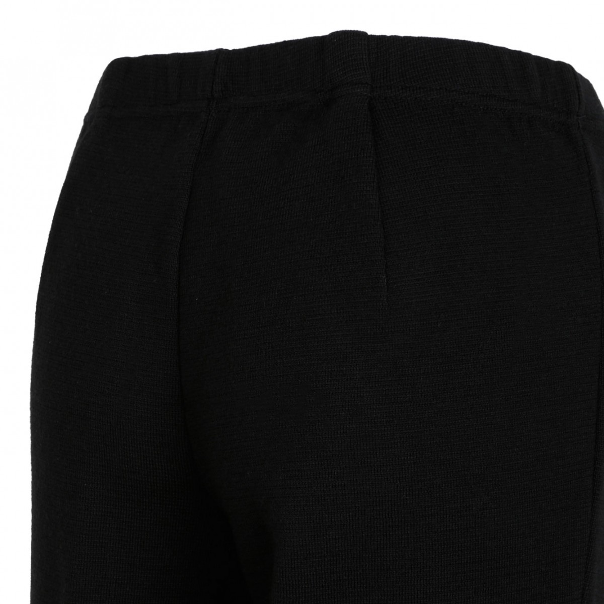 Black Straight Leg Trousers