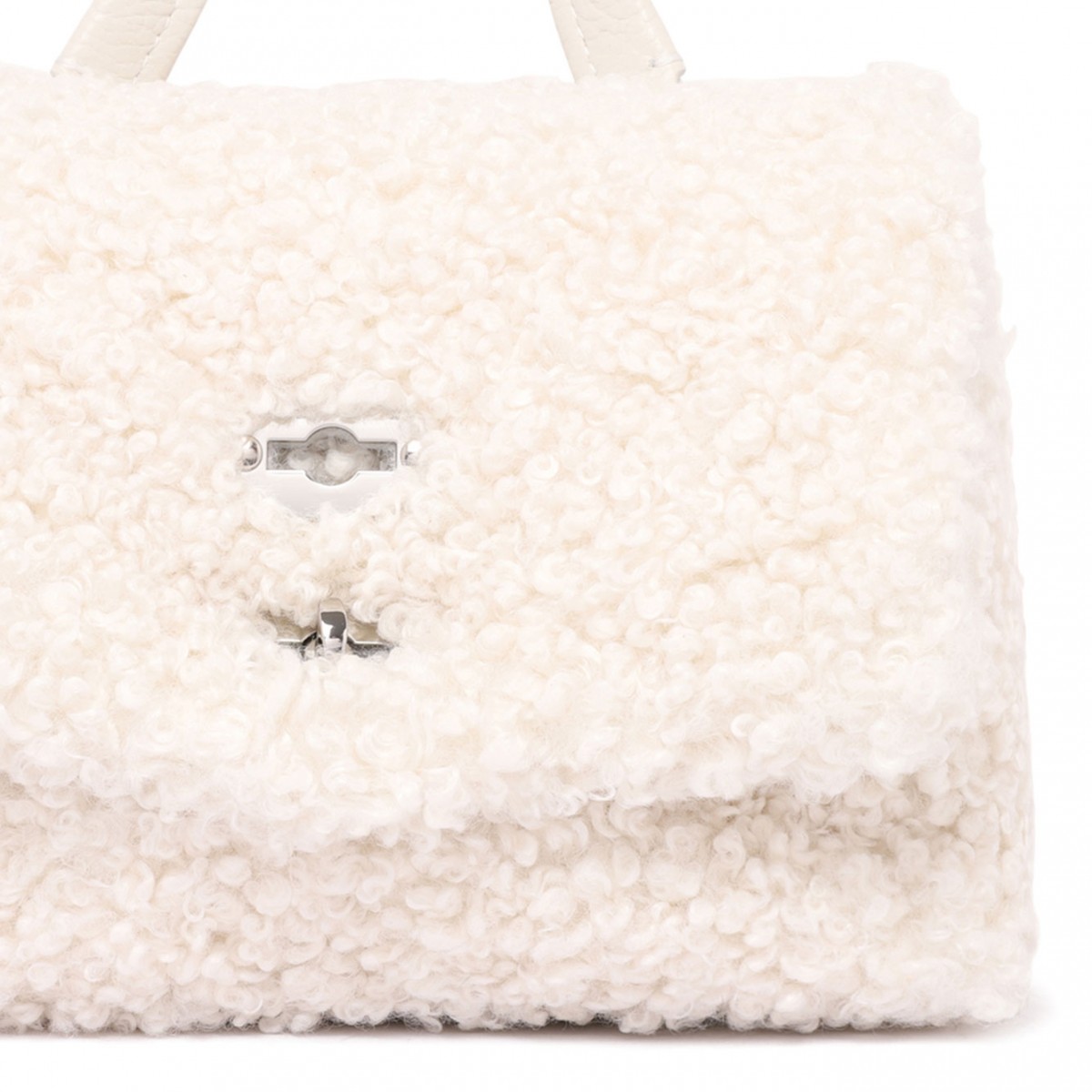 White Merinos Teddy Baby Postina Bag
