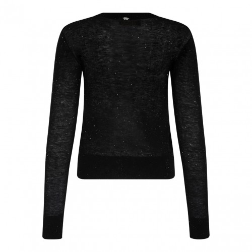 Black Fine Knit Top