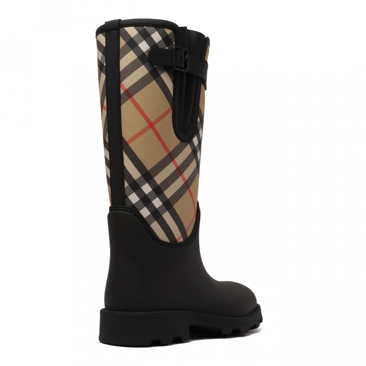 Black Rubber Marsh Stamp High Boots