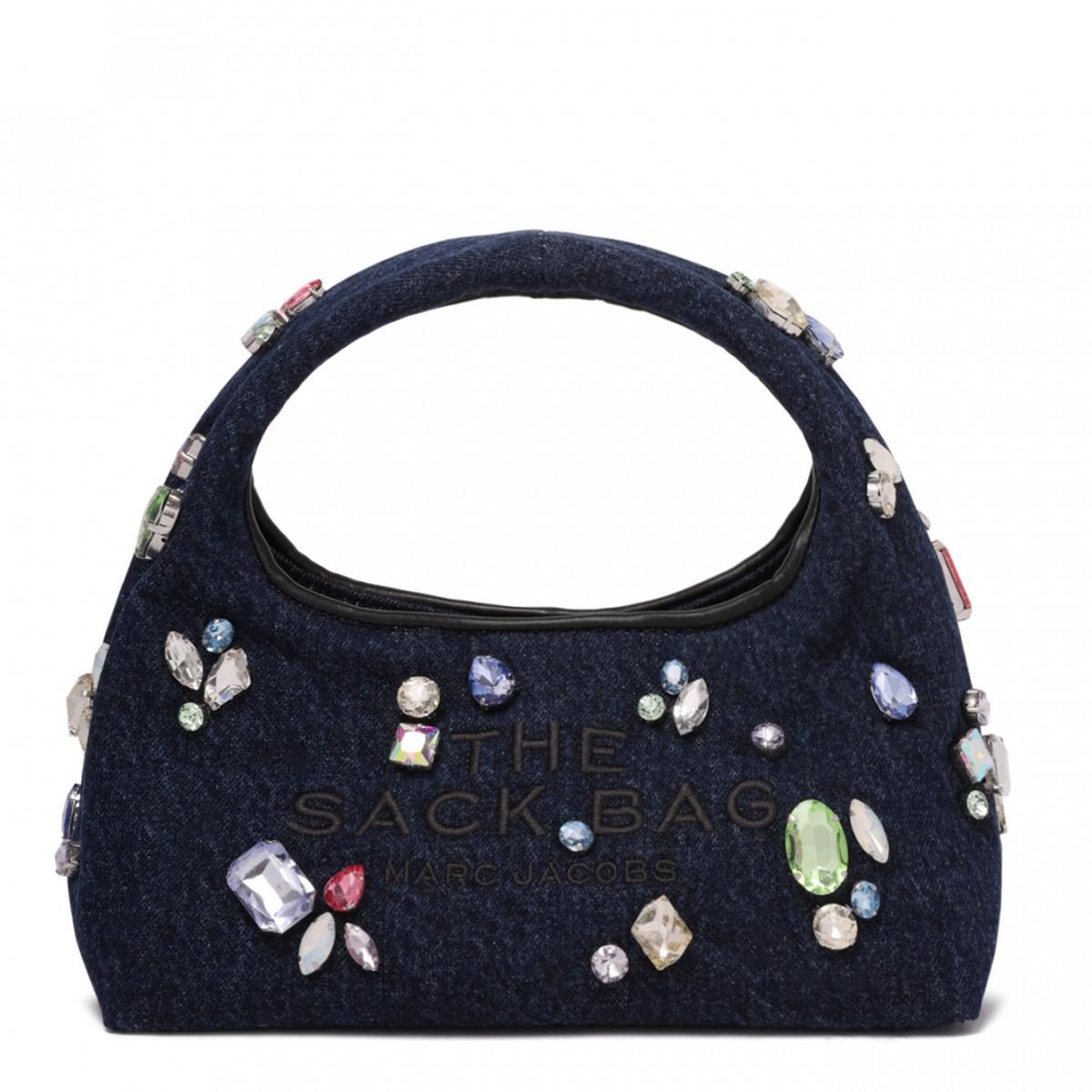 The Gem Denim Mini Sack Bag