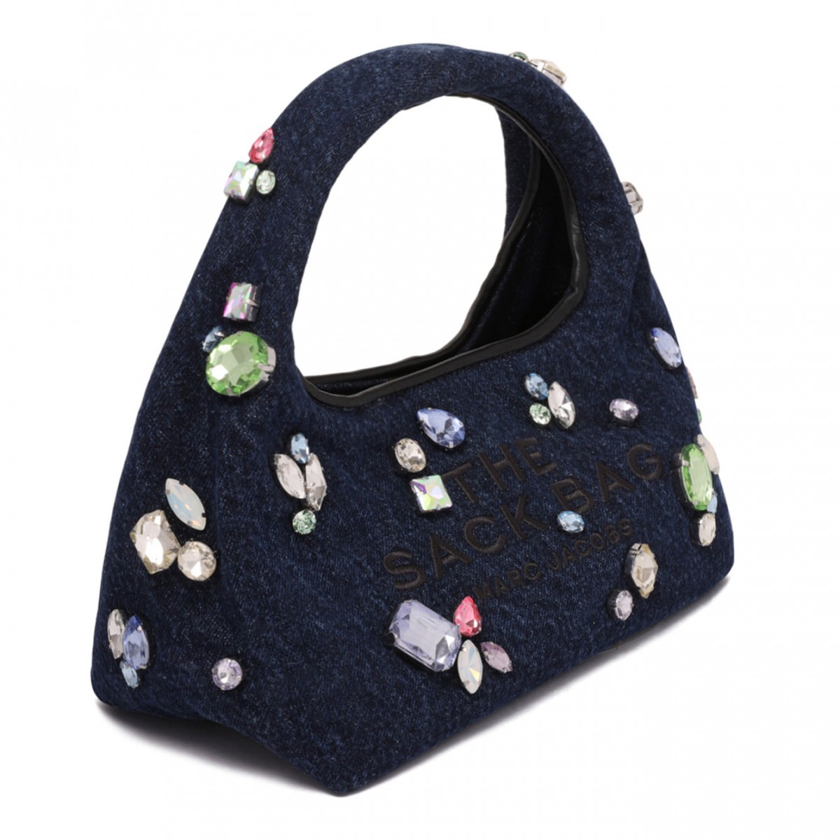 The Gem Denim Mini Sack Bag