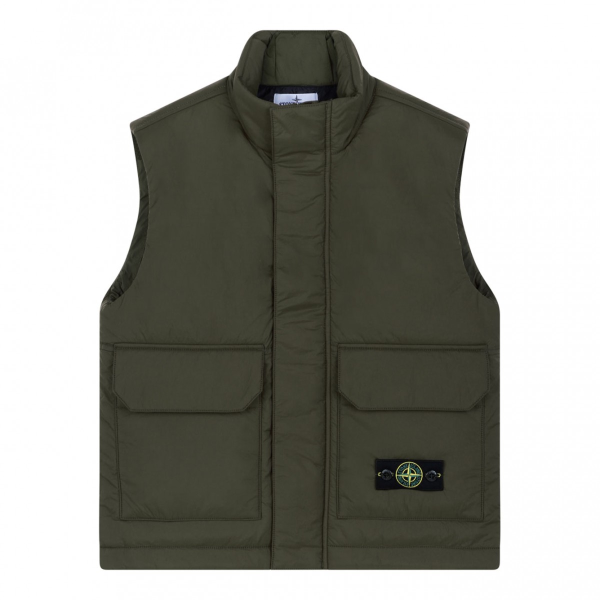 Military Green Compass Badge Gilet