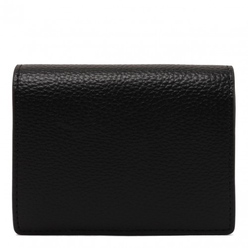 Black Grained Leather Wallet 2