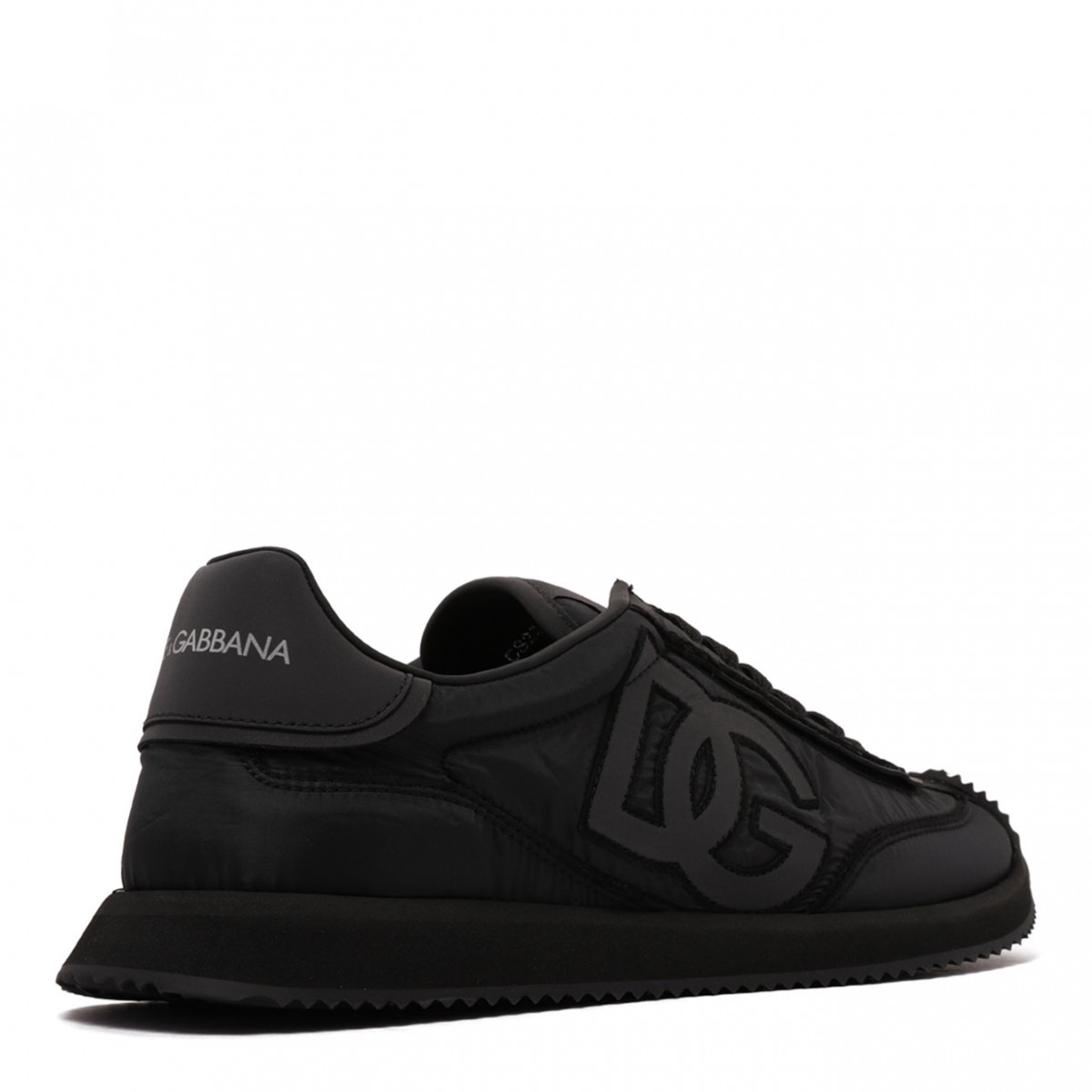 Black DG Cushion Fabric Sneakers