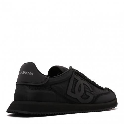 Black DG Cushion Fabric Sneakers
