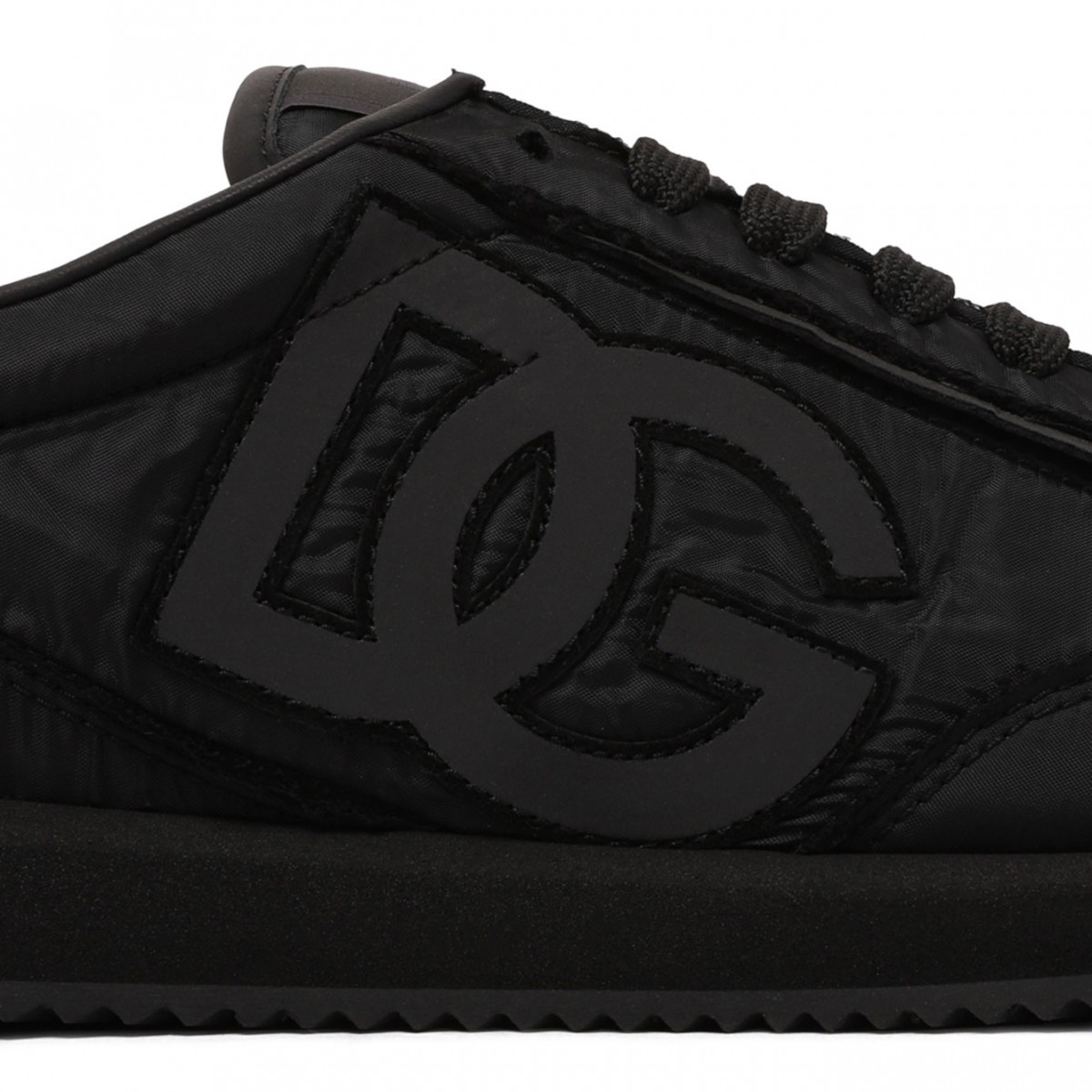 Black DG Cushion Fabric Sneakers