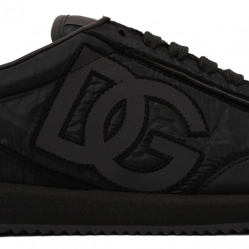 Black DG Cushion Fabric Sneakers