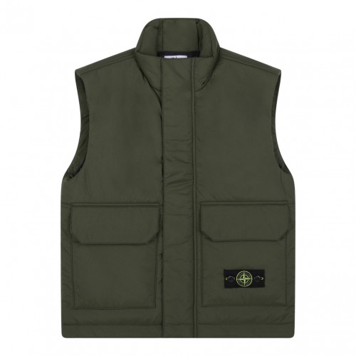 Military Green Compass Badge Gilet