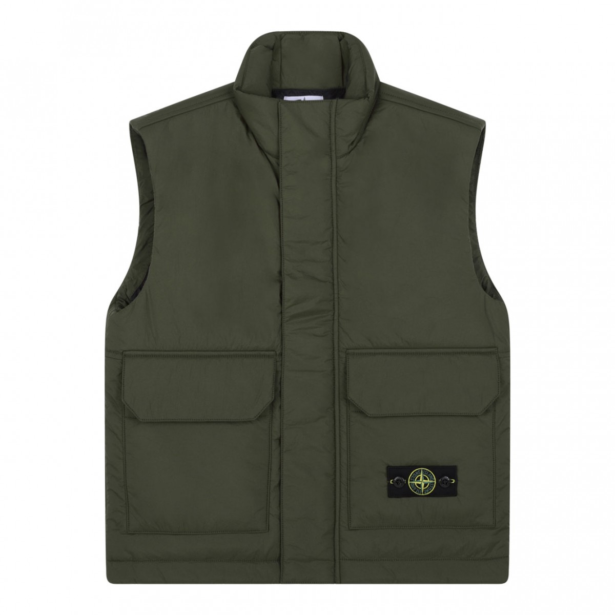 Military Green Compass Badge Gilet