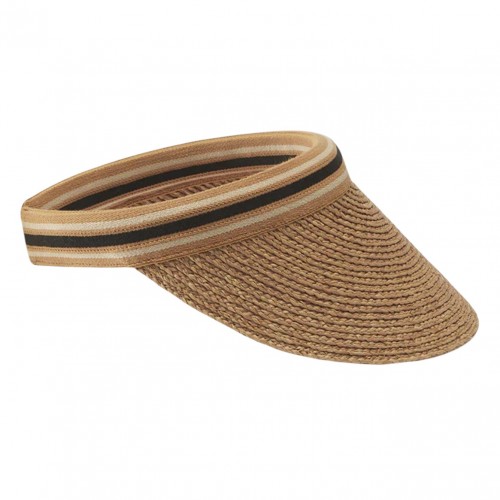 Natural and Black Bianca Logo Visor 2