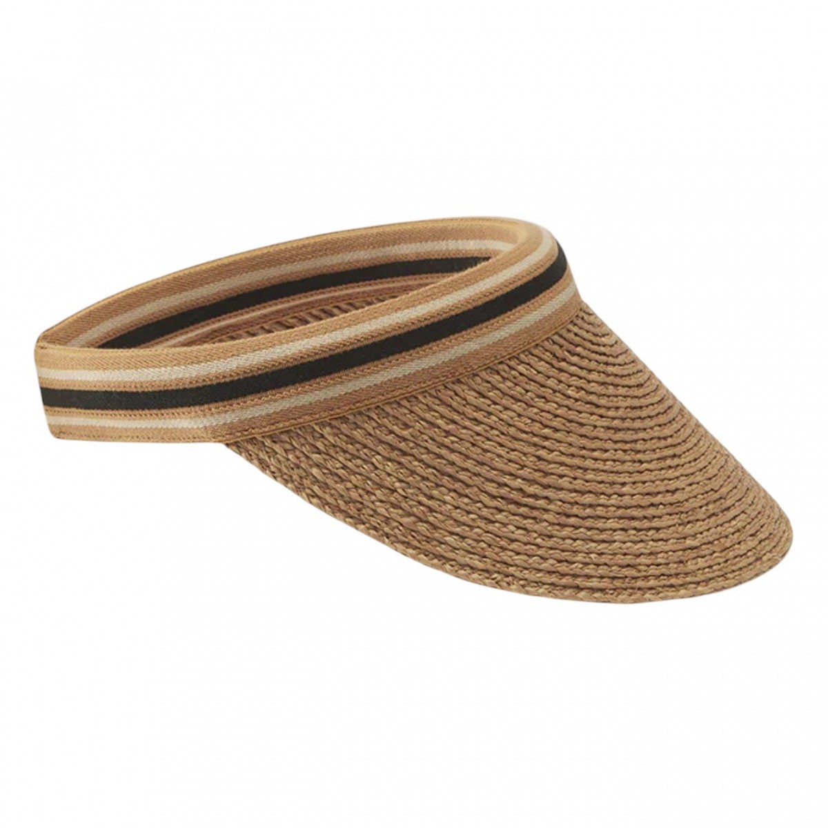 Natural and Black Bianca Logo Visor