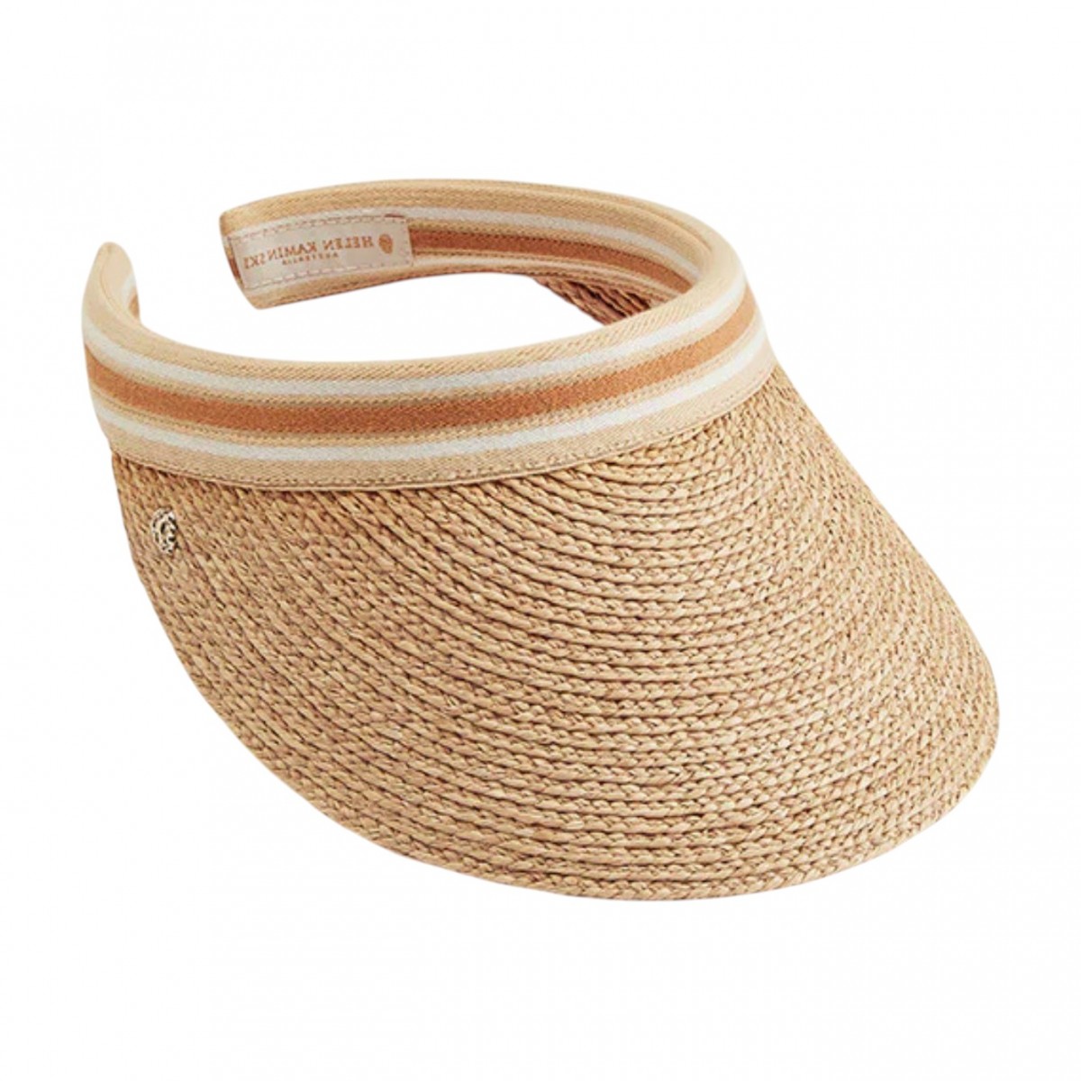 Natural Nougat Stripe Kirsten Visor
