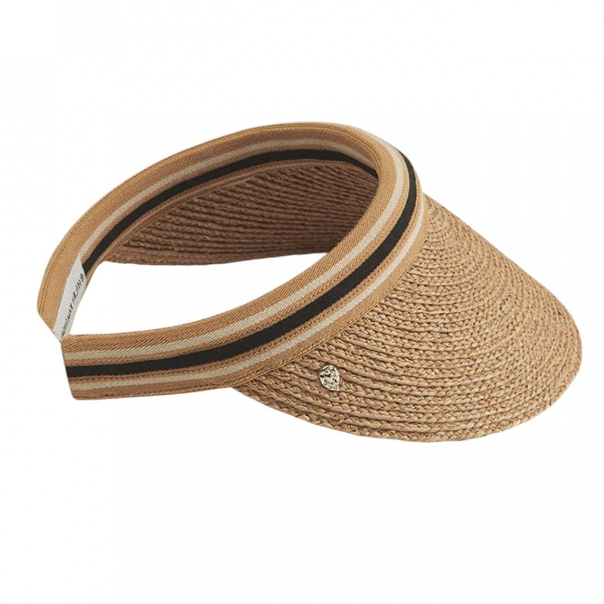 Nougat Black Stripe Kirsten Visor