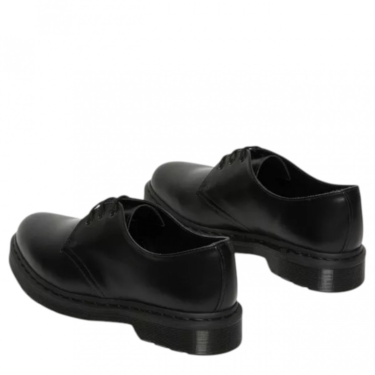 Black 1461 Mono Smooth Leather Oxford Shoes