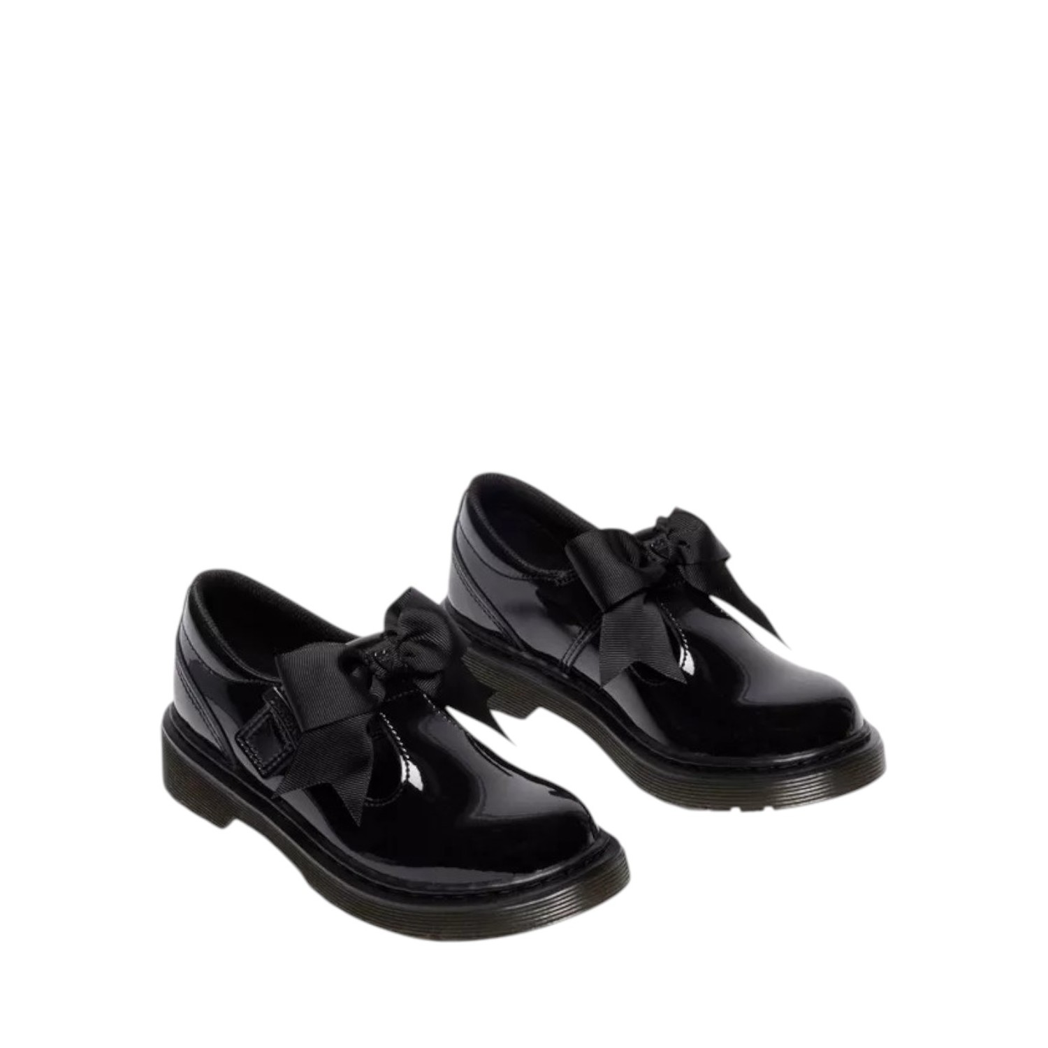 Black Polley II Bow Patent Leather Mary Jane Shoes| COLOGNESE 1882