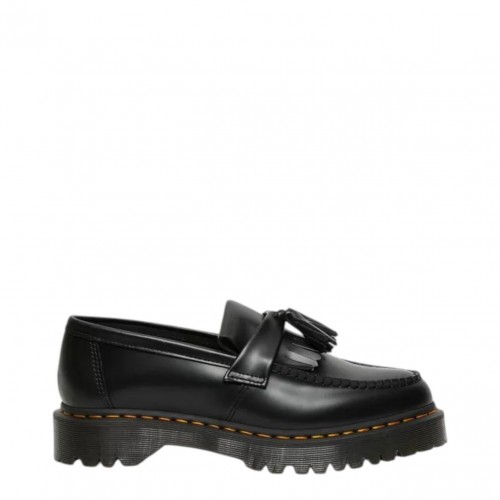 Black Adrian Smooth Leather Adrian Loafers