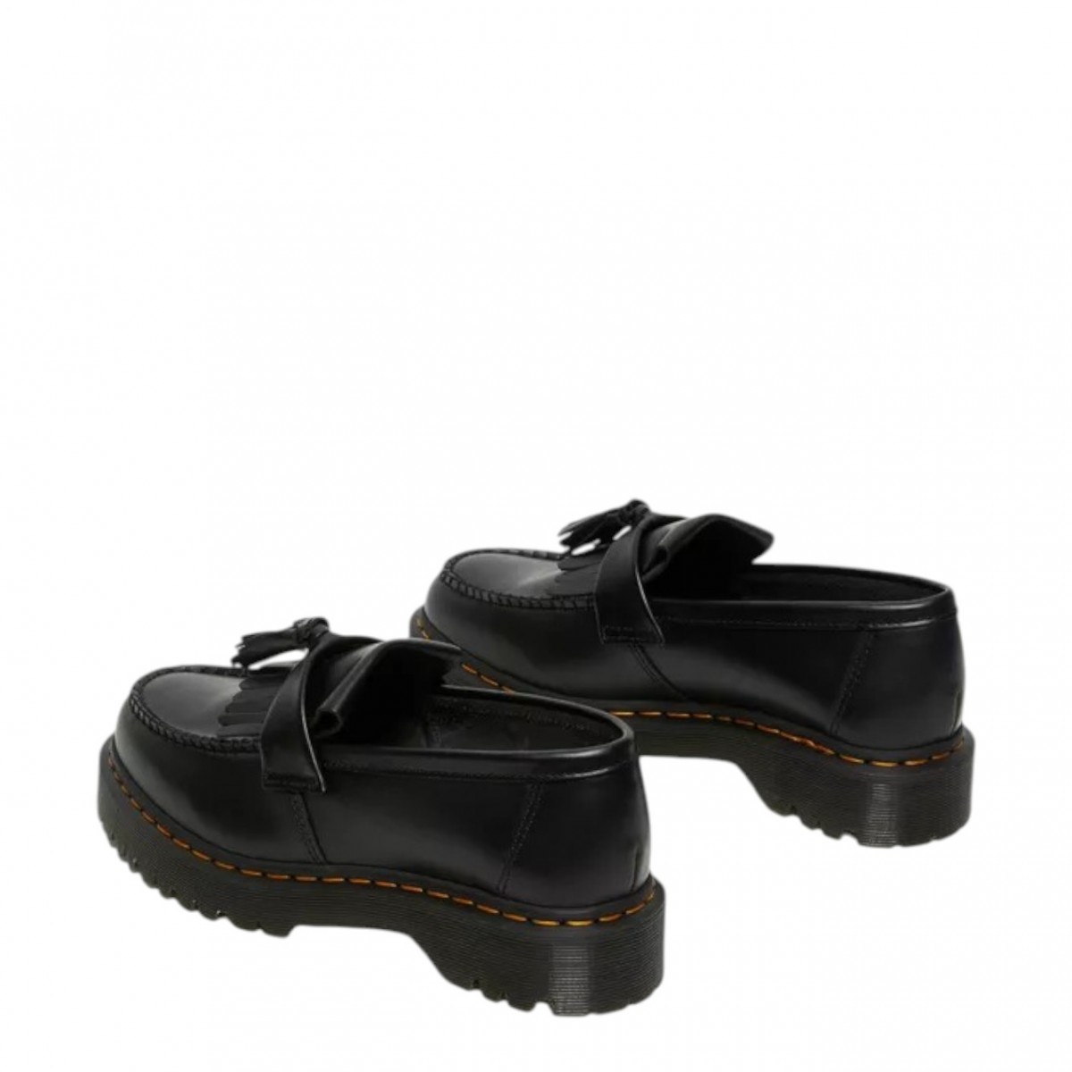 Black Adrian Smooth Leather Adrian Loafers