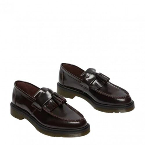 Cherry Red Adrian Loafers With Arcadia Leather Tassels 2