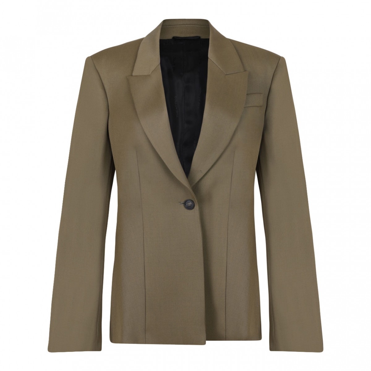 Military Green Single Breasted Jacket