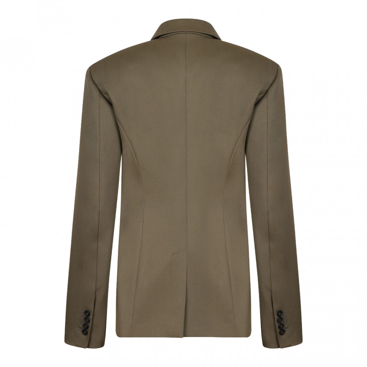 Military Green Single Breasted Jacket