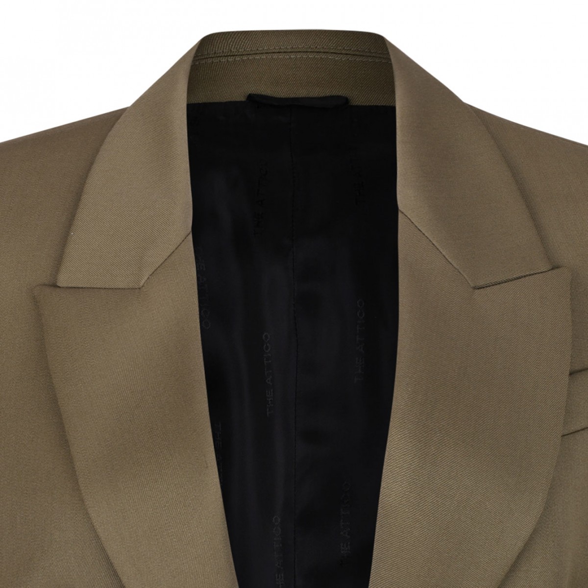 Military Green Single Breasted Jacket