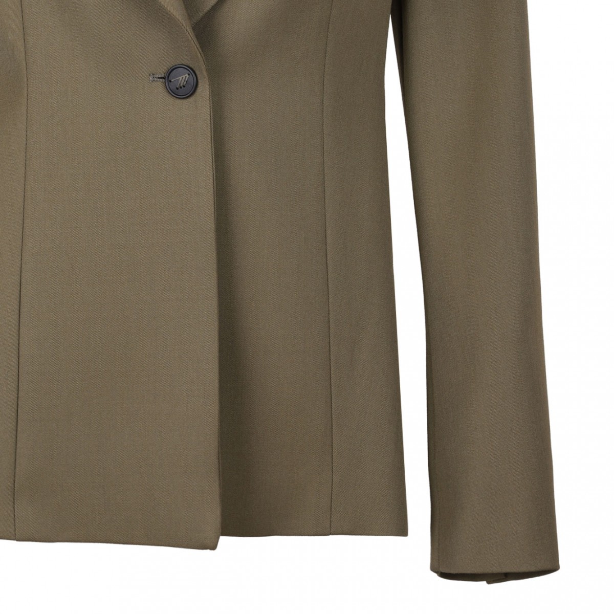 Military Green Single Breasted Jacket