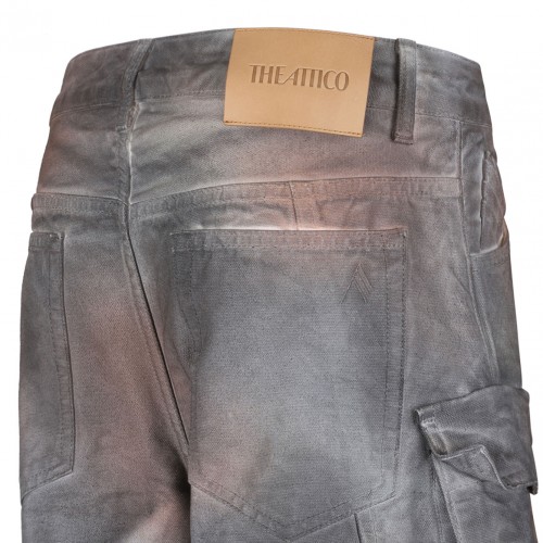 Grey Rust Fern Fade Long Pants